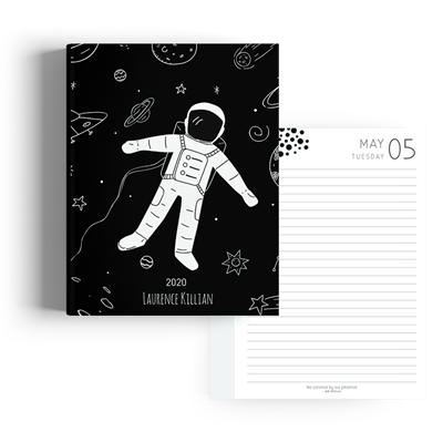Show details for Spaceman A5 Hard Cover Student Diary