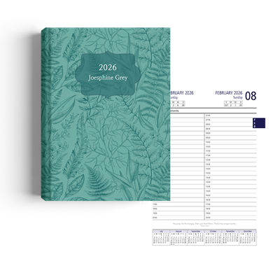 Show details for Blue Botanica Diary A4