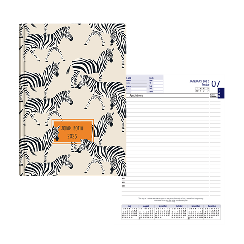 Show details for Savannah Stripes Diary A5 