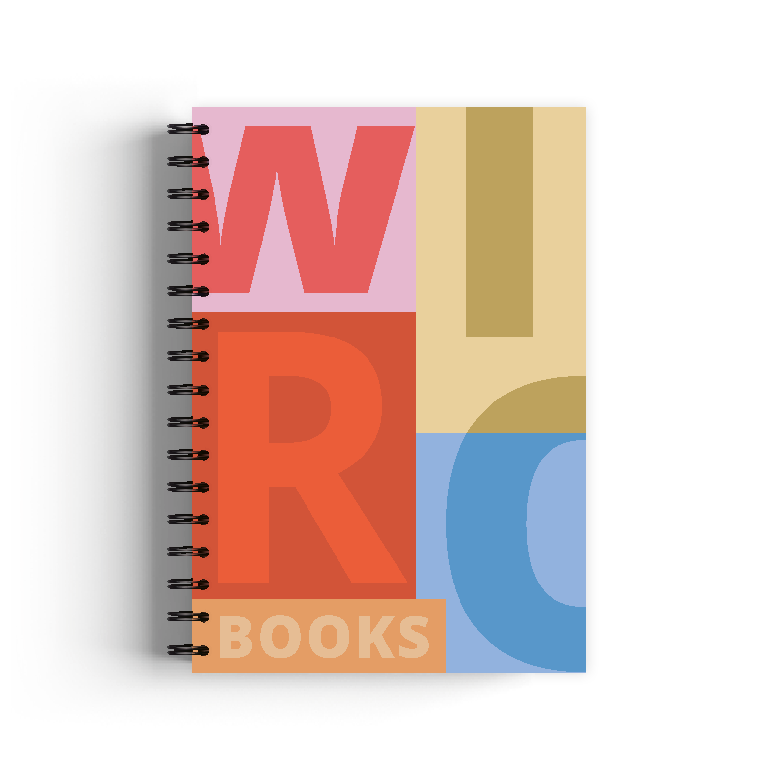 Show details for A4 Wiro Bound Book - Hard Cover Component
