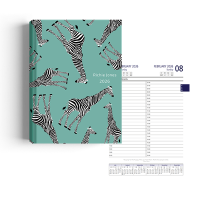 Show details for Zippy Blue Gerry Diary A4