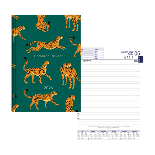 Show details for Cheetah Chatter Diary A5 
