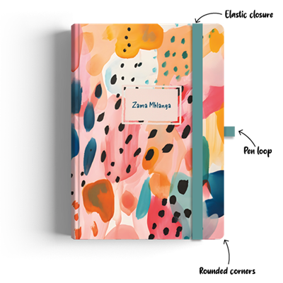 Show details for Colour Shower A4 Journal