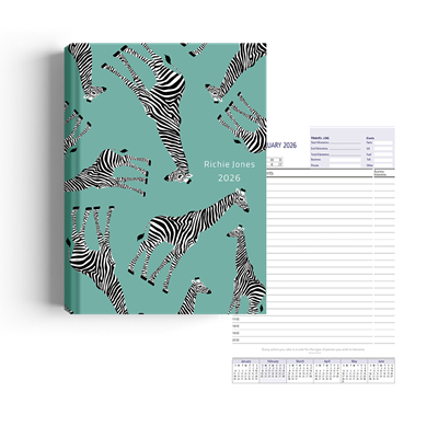 Show details for Zippy Blue Gerry Diary A4