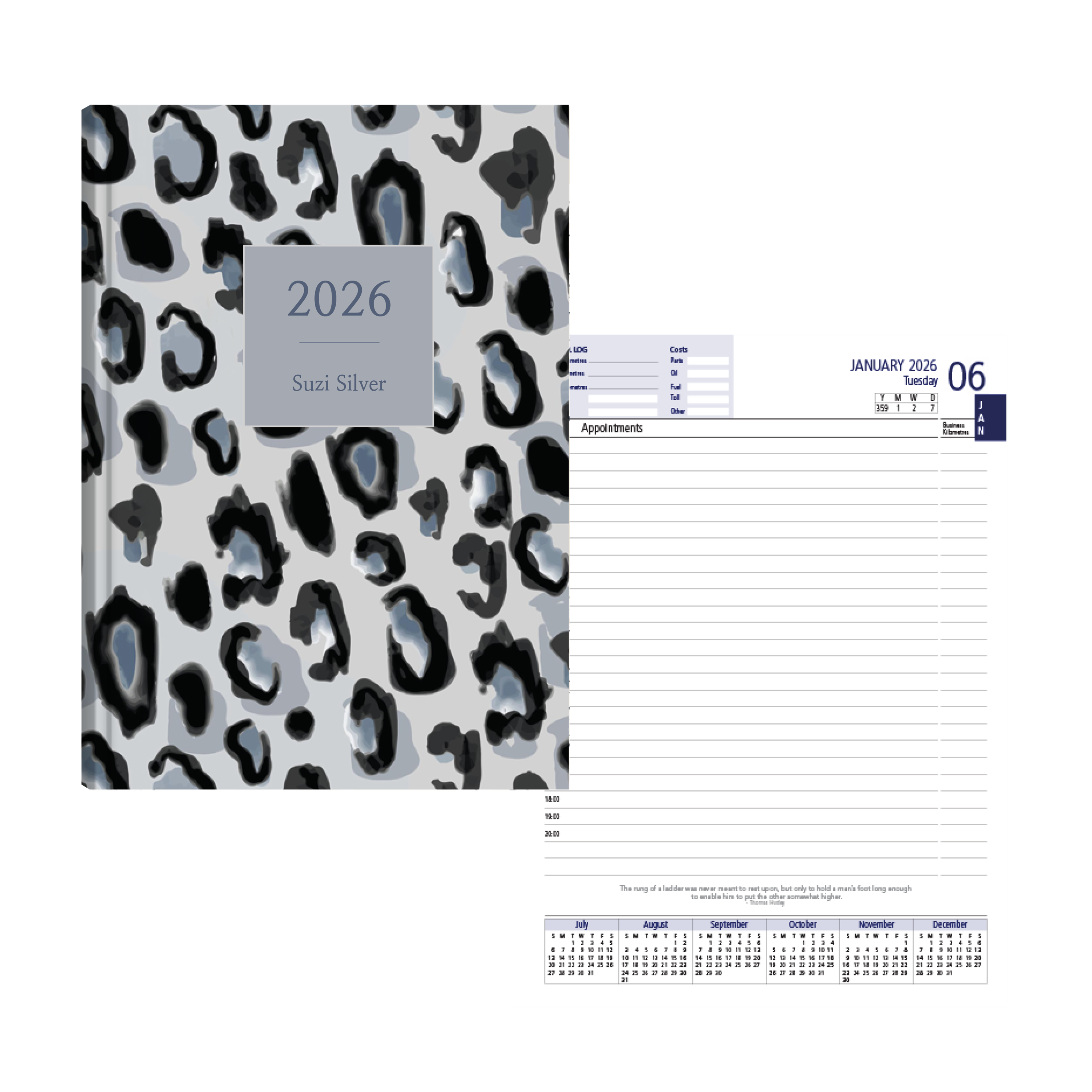 Show details for Lunar Leopard Diary Management