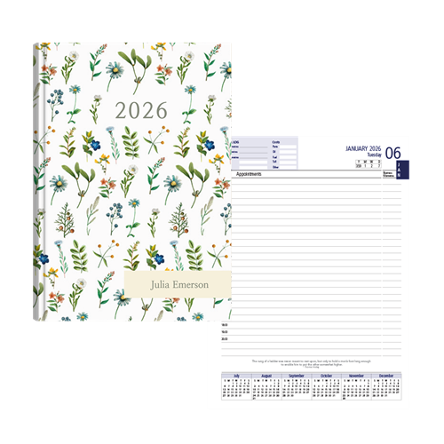 Show details for Mini Florals Diary A5 
