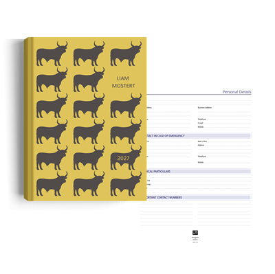 Show details for Golden Herd Diary A4