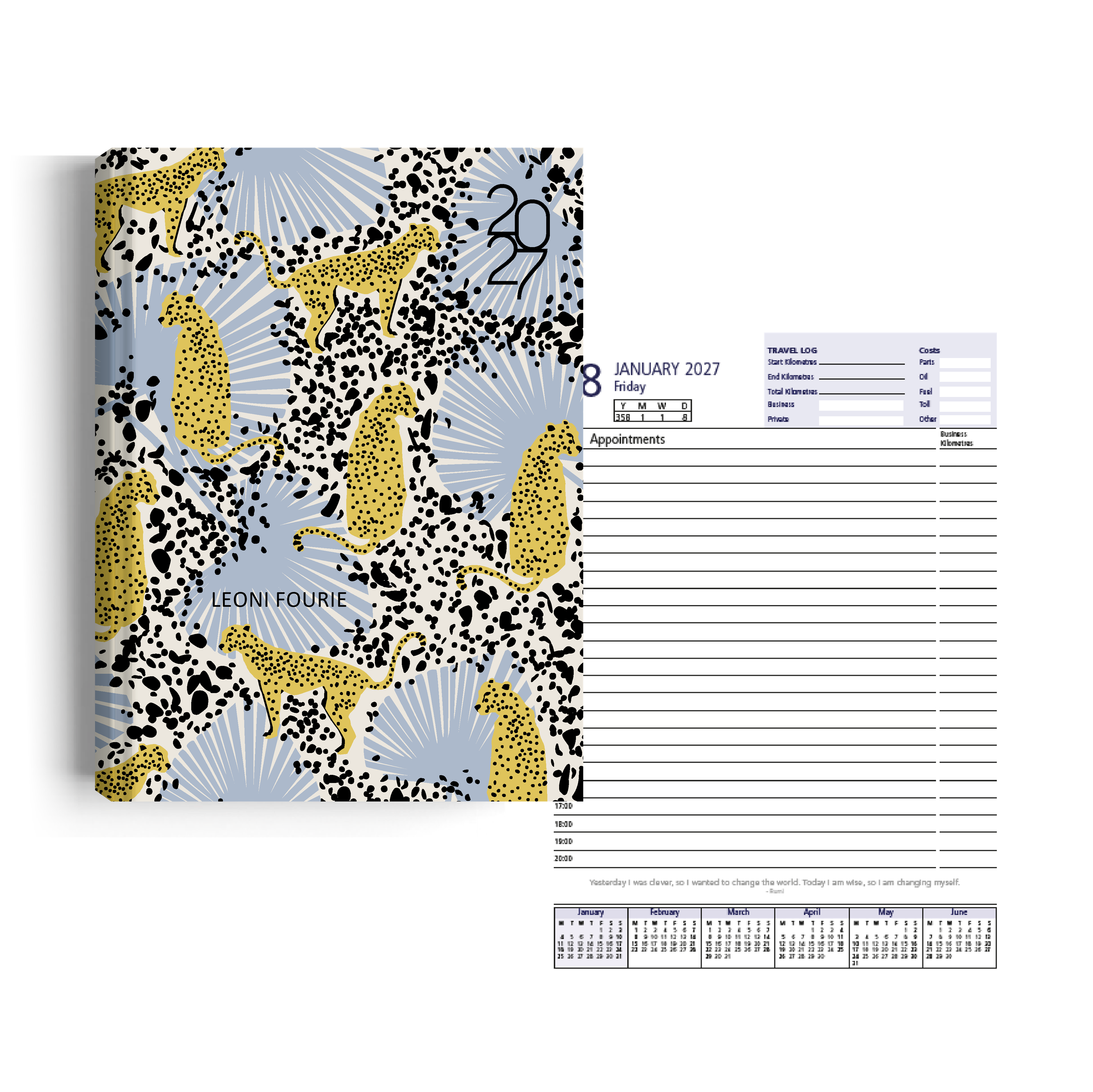 Show details for Cheetah and Spots Diary A5 