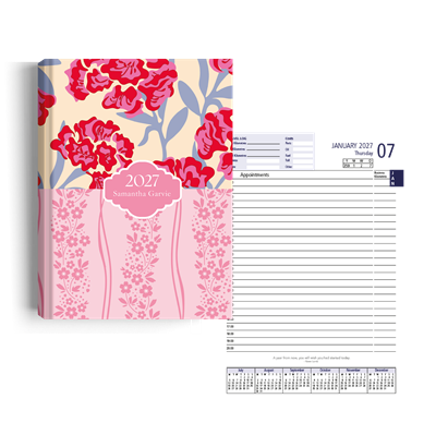 Show details for Pretty in Pink Diary A4