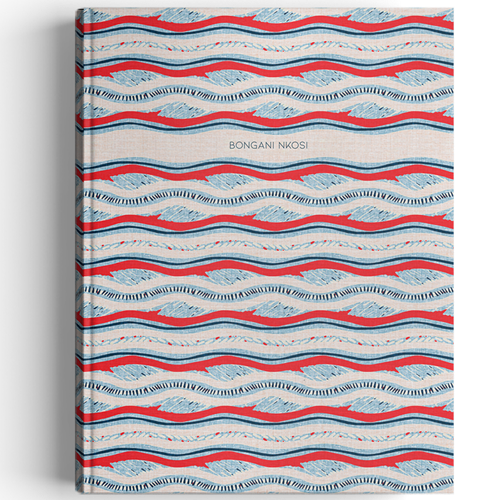 Picture of Red + Blue Pattern A4 Journal
