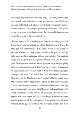 Show details for Emotional Abuse Caused by A Narcissist