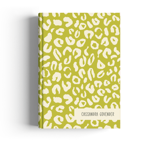 Show details for Leopard Lime A4 Journal