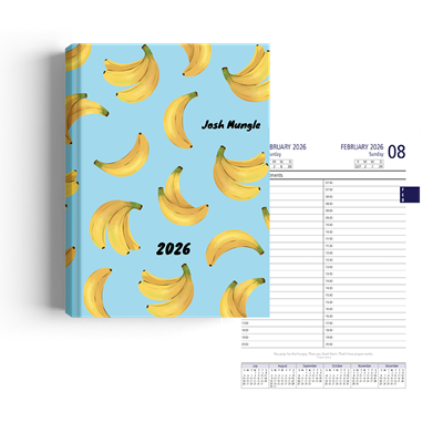 Show details for Go Bananas Diary A4