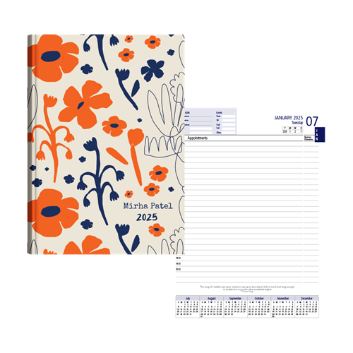 Picture of Summer Orange Diary Management