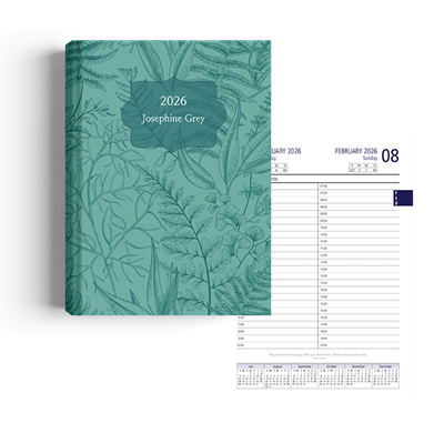 Show details for Blue Botanica Diary A5 