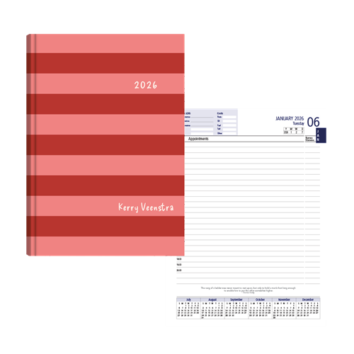 Show details for Candy Stripes Diary A5 