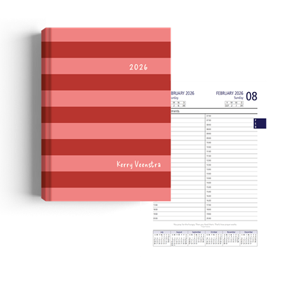 Show details for Candy Stripes Diary A4