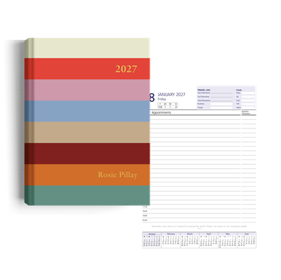 Show details for Summer Stripes Diary A5 