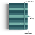 Show details for Ocean Blues A4 Journal