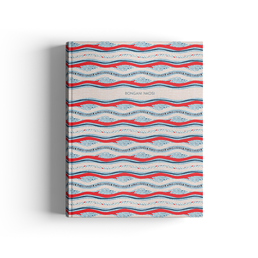 Picture of Red + Blue Pattern Journal