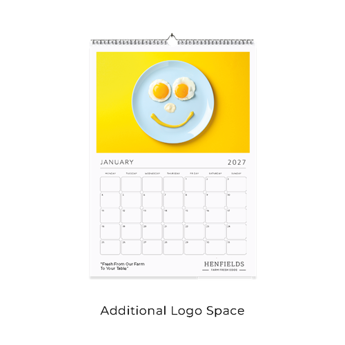 Show details for 2027 A4 Wall - 13 Leaf - A - Logo Space