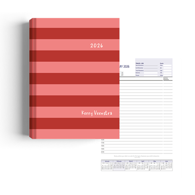 Show details for Candy Stripes Diary A5 