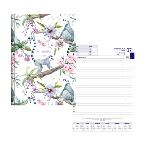 Show details for Lemur Love Diary A4
