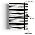 Show details for Zippy Zebra A4 Journal