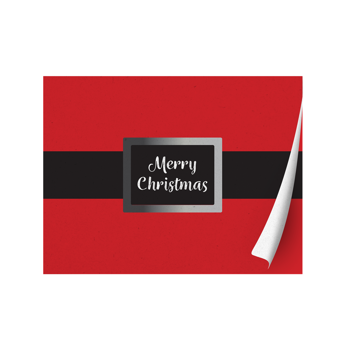 Burble Santa's Belt Placemat