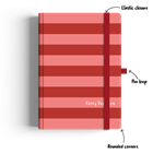 Show details for Candy Stripes A4 Journal