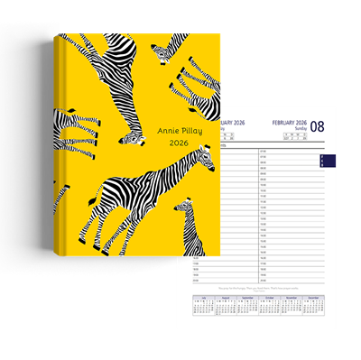 Show details for Zippy Yellow Gerry Diary A5 