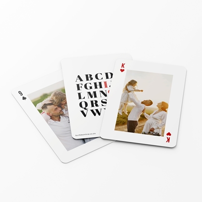 Show details for Love Letters Personalised Playing Cards
