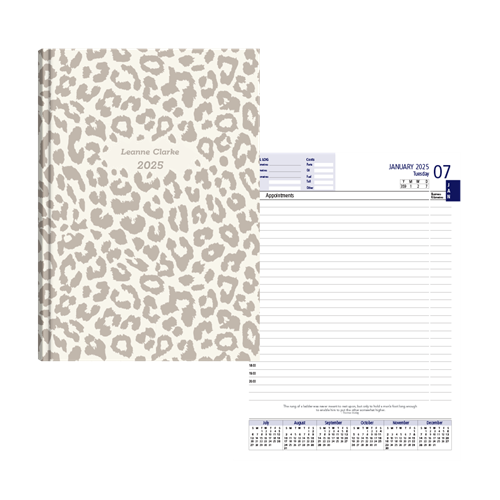 Show details for Chic Leopard Diary A4