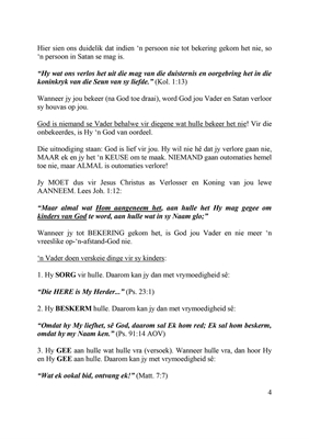 Show details for Die Weë Van Die Here