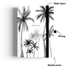 Show details for Midnight Palms A4 Journal