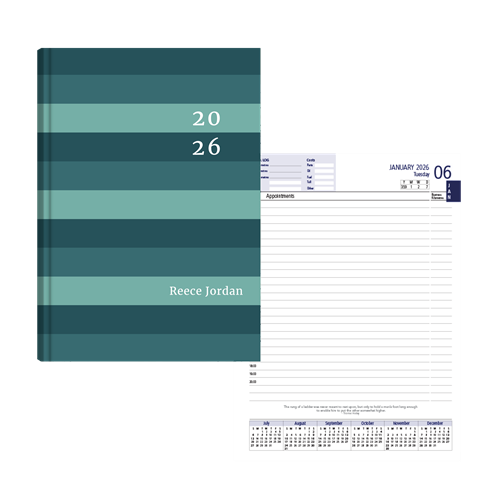 Show details for Ocean Blues Diary A5 