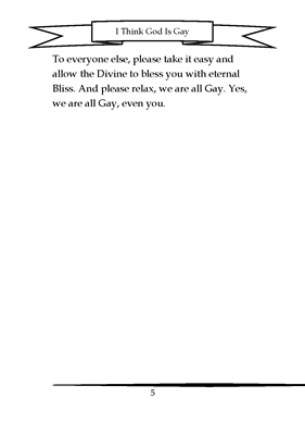 Show details for I Think God Is Gay