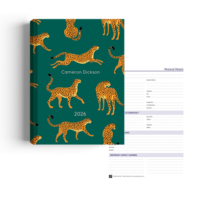 Show details for Cheetah Chatter Diary A5 