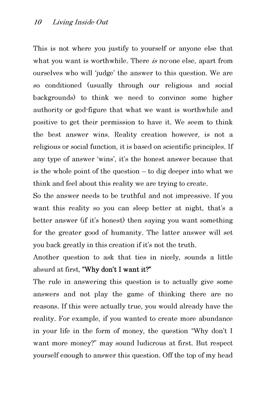 Show details for Living Inside Out