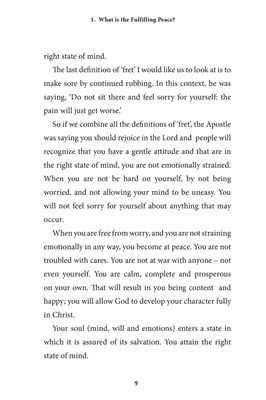 Show details for The FulFilling Peace