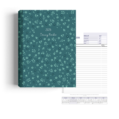 Show details for Ditsy Blue Diary Management