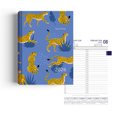 Show details for Cheetah Blues Diary A5 