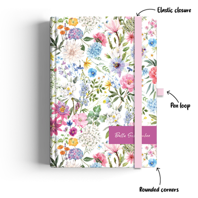 Show details for Pretty Petals A4 Journal