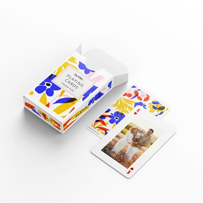 Show details for Floral Fusion Personalised Playing Cards