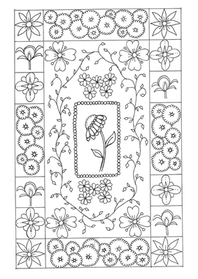 Show details for Homespun's Garden - Adult Colouring Book