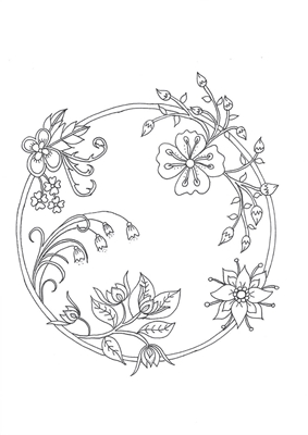 Show details for Homespun's Garden - Adult Colouring Book