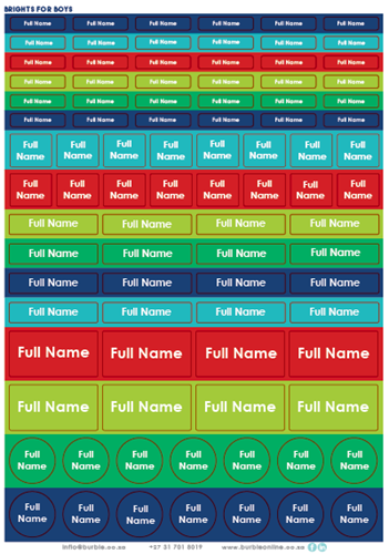 Show details for Brights for Boys Multi-Purpose Stickers