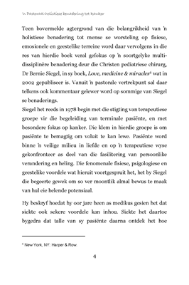 Show details for 'n Pastoraal-Holistiese Besouing Van Kanker