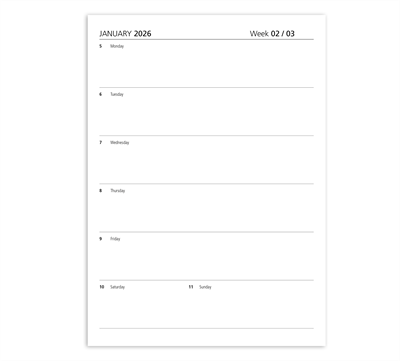 Show details for Ditsy Pastel Week To View