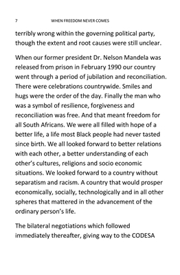 Show details for When Freedom Never Comes